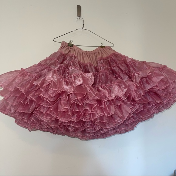 Vintage Tutu Petticoat Ruffle Skirt Lolita Kawaii Costume Cosplay Soft Goth - Picture 3 of 7